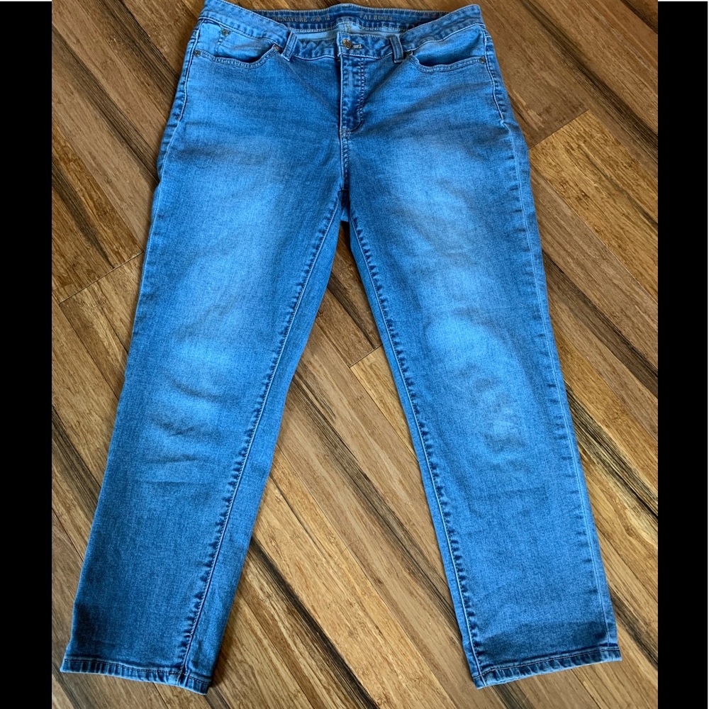 Talbots Signature Crop denim size 12